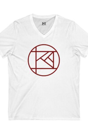 Geometric KTS Logo V-Neck Tee